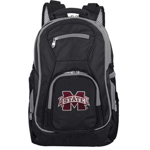 CLMPL708: NCAA Mississippi State Bulldogs Trim color Laptop Backpack